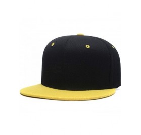 Baseball Caps Custom Embroidered Hip-hop Hat Personalized Adjustable Hip-hop Cap Add Your Text - Ayellow - CO18H57MEE5 $17.36