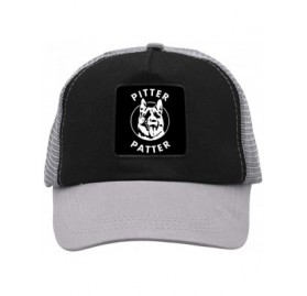 Baseball Caps Letterkenny Pitter Patter Dog Baseball Hat Adjustable Mesh Trucker Cap for Unisex - Gray - CW18R2Q06SC $15.87