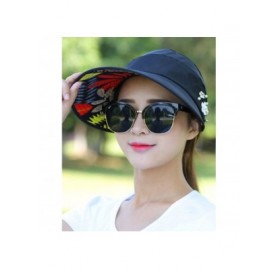 Sun Hats Sun Hats Wide Brim Anti-UV Visor Hats Sunscreen Beach Cap - 5 - CW1847O55LA $8.02