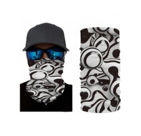 Balaclavas 4pcs 3D Print Multifunction Outdoor Headwear Face Dust Mask Cover Bandanas Magic Scarf - 4pack6 - CP198OW6H66 $13.34