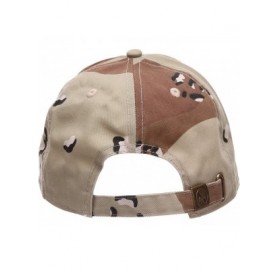 Baseball Caps Plain Stonewashed Cotton Adjustable Hat Low Profile Baseball Cap. - Desert Camo - CX12NTFTKC4 $7.87