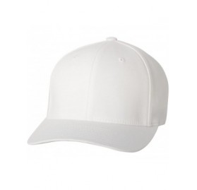 Baseball Caps 3-Pack Premium Original V Cotton Twill Fitted Hat 5001 - White - C3127J95A23 $66.93