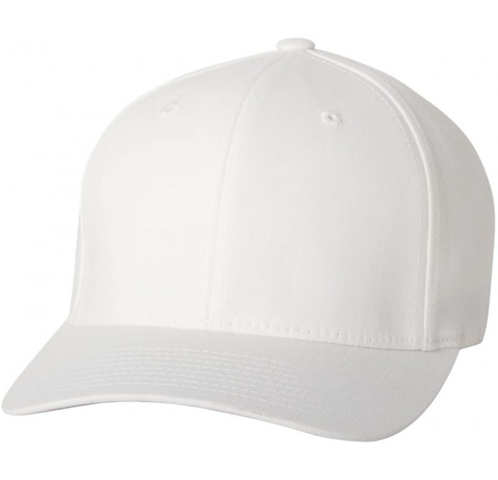 Baseball Caps 3-Pack Premium Original V Cotton Twill Fitted Hat 5001 - White - C3127J95A23 $66.93