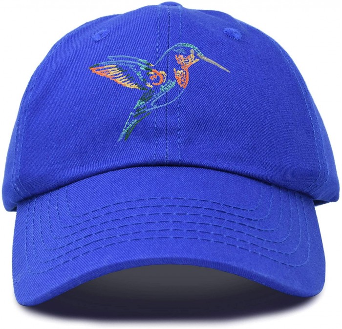 Baseball Caps Hummingbird Hat Baseball Cap Mom Nature Wildlife Birdwatcher Gift - Royal Blue - CC18SNC44X4 $35.58