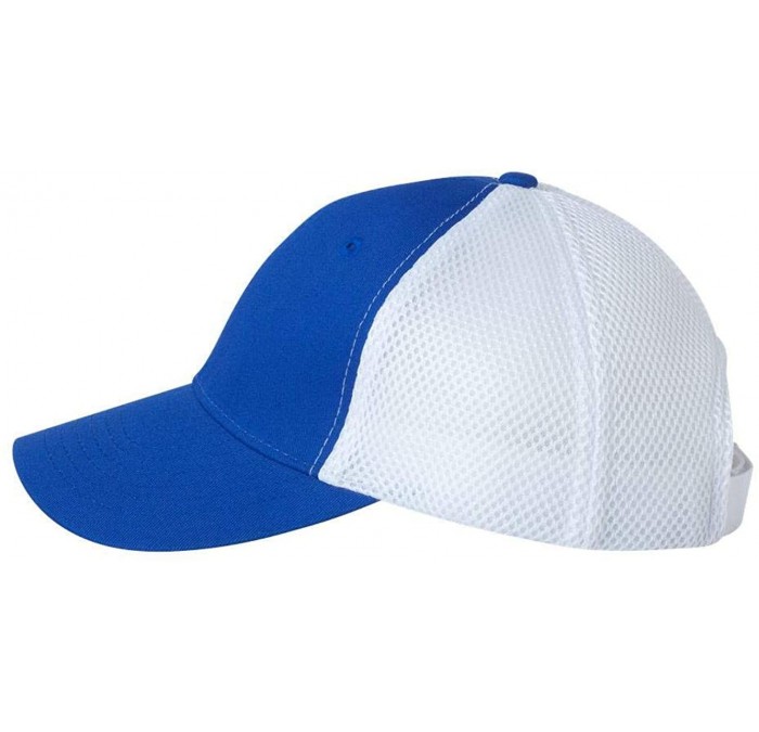 Baseball Caps Spacer Mesh Cap - Royal/White - C711CYQ61VH $10.44