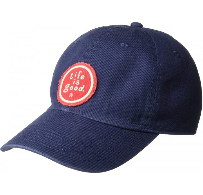 Baseball Caps Vintage Chill Cap Baseball Hat - Darkest Blue - CK18HTOUX8X $42.30