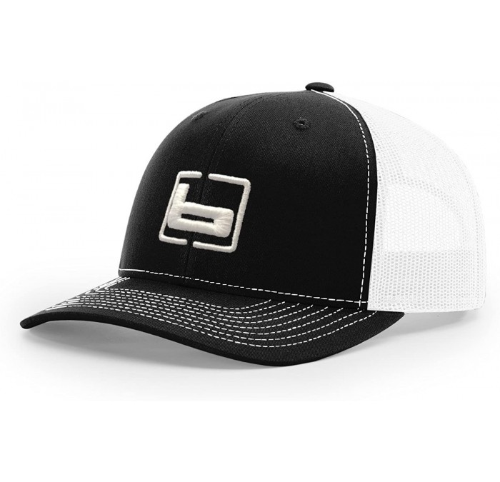 Baseball Caps Trucker Cap - Black/White - CW182050G8H $47.94