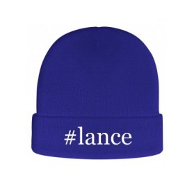 Skullies & Beanies Lance - Hashtag Soft Adult Beanie Cap - Blue - CT18AXI8YZT $33.91