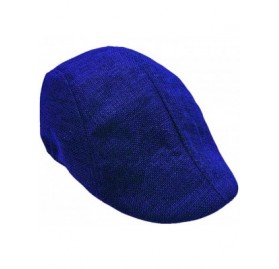 Newsboy Caps Men's Flat Cap Newsboy Ivy Irish Hats Casual Breathable Beret Summer Visor Hat Sunhat Cabbie Driving Hat - Blue ...