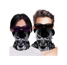 Balaclavas Unisex Multifunction Face Coverings Seamless Bandana Headband Scarf for Outdoor Sun Wind UV Protection - Skull-1 -...