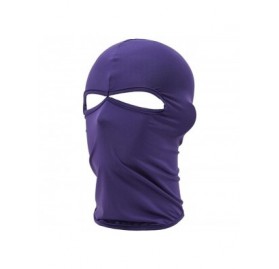 Balaclavas Cycling Sports Face Mask Cool Fashionable Ultra Thin Balaclava - Purple - CG11O3K06QX $14.61