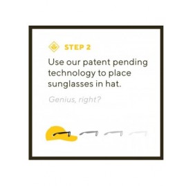 Baseball Caps Circle Patch Adjustable Trucker- Sunglasses Keeper - Yellow/ White - C118X8O33O0 $28.70