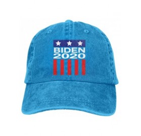 Cowboy Hats Joe Biden 2020 Fashion Adjustable Cowboy Cap Baseball Cap for Women and Men - Blue - CO18S9NONXA $14.59