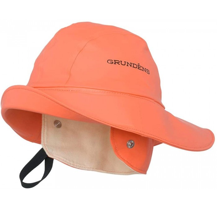 Sun Hats Men's Sandhamn 21 Fishing Hat - Orange - C511G1XVP9R $56.79