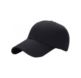 Baseball Caps Unisex Hats for Summer Baseball Cap Dad Hat Plain Men Women Cotton Adjustable Blank Unstructured Soft - Z1-blac...