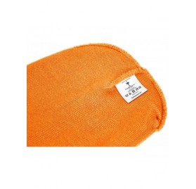 Skullies & Beanies Solid Color Long Beanie - Safety Orange - C911Y94YE3T $11.44