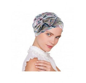 Skullies & Beanies Womens Winter Hat Soft Fuzzy Eyelash Ribbed Flower Bow Cloche Beanie Cap - 10- Tribal Navajo Pink - CW18C2...