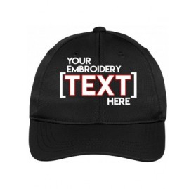 Baseball Caps Custom Embroidered Youth Hat - ADD Text - Personalized Monogrammed Cap --Black - CP18ECSXG37 $14.05