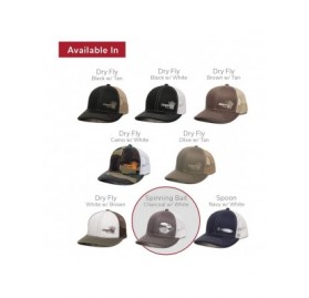 Baseball Caps Fish Lure Trucker Hat - Adjustable Baseball Cap w/Plastic Snapback Closure - CB18L9WY70N $16.64