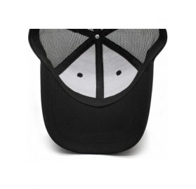 Baseball Caps All Cotton Golf Cap Classic Snapback Printed Mesh Hats - Black-105 - CI18URSZ8SU $19.08
