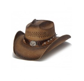Cowboy Hats Women's Bandwagon Longhorn Rhinestone Western Hat - C818C60W6UR $77.49