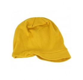 Skullies & Beanies Womens Slouchy Stretch Beanie Hat Turban Chemo Hat Cotton Beanie Visor Cap Baggy - A-yellow - CM18KCDDCHH ...