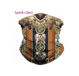 Balaclavas 2 Pcs Face Bandanas Mens Womens Headband Shield Scarf Neck Gaiters - Color Z - CL198QK04ZD $15.92