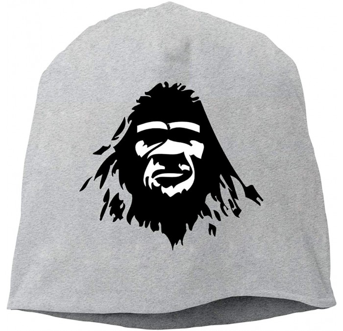 Skullies & Beanies USA Bigfoot Sasquatch Yeti Head Skull Cap Helmet Liner Beanie Cap for Men Hip Hop Hedging Head Hat - Gray ...