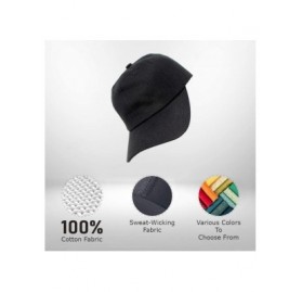 Baseball Caps Wholesale 12-Pack Baseball Cap Adjustable Size Plain Blank All Cotton Solid Color dad Hat - Black - CW195SKUY93...