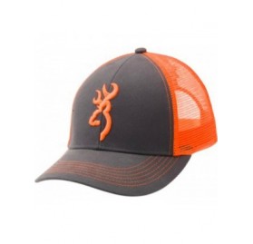 Baseball Caps Flashback Cap- Charcoal/Neon Orange - CW11XUBCK5B $12.30