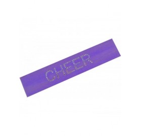 Headbands Cheer Rhinestone Cotton Stretch Headband - Lavender - CW11L60D00H $9.99