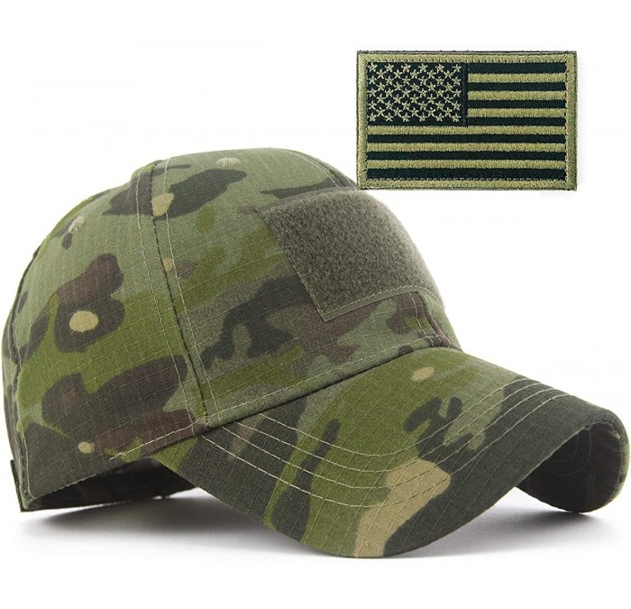 Baseball Caps Camouflage Baseball American Tactical Operator - Woodland - CQ18AQ0MC30 $11.08