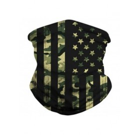 Balaclavas Stars and Stripes USA Flag Bandana Neck Gaiter Balaclavas Scarf Headband - Camo Us Flag - CM197AW58XA $11.97