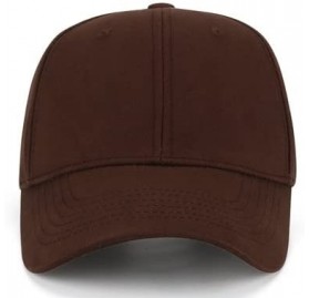 Baseball Caps Men Women Sports Hat Add Your Personalized Design Adjustable Baseball Caps - Brown - CW18G4CUTWS $9.46