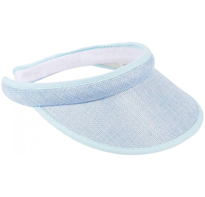 Sun Hats Thicker Sweatband Adjustable Cycling - Sky Blue - CR18TUI58L7 $8.68
