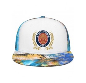 Baseball Caps Unisex Miller-Lite-Beer-Logo- Baseball Hats Designer mesh Caps - Blue-33 - CE18RDTZ9LI $13.24