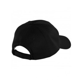 Baseball Caps Pro-Style Mesh Baseball Caps - Black - CS11SIILPU7 $11.98