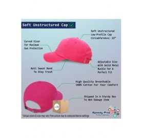 Baseball Caps Custom Soft Baseball Cap Santa Hat Embroidery Dad Hats for Men & Women - Hot Pink - CQ18SKUMN9T $12.51