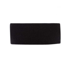 Skullies & Beanies USA Made Stretch Headband - Black - CP1885WT2GA $23.07