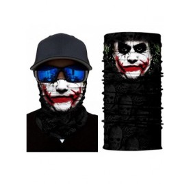 Balaclavas 5pcs Joker Face Scarf Sun Neck Gaiter Balaclava Neckerchief Bandana Headband Black - CO18QRL0Y0O $38.74