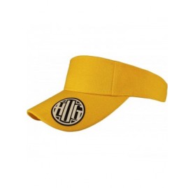 Baseball Caps Premium Plain SunVisor Baseball Golf Fishing Tennis Cap Hat Adjustable Unisex - Gold - C51880MDMC2 $11.36