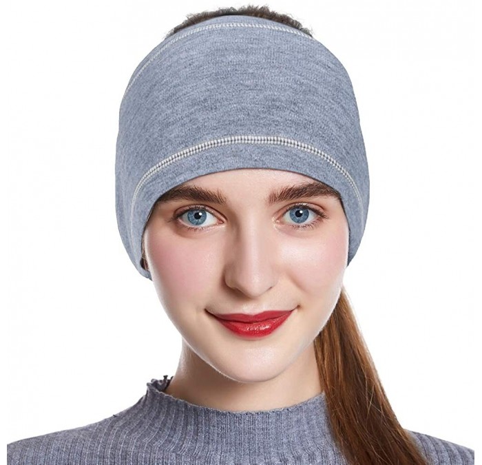 Headbands Headbands Stretch Earmuffs Wear Full - Sky blue - CS18Y7MCR89 $20.60