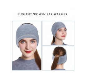Headbands Headbands Stretch Earmuffs Wear Full - Sky blue - CS18Y7MCR89 $9.94