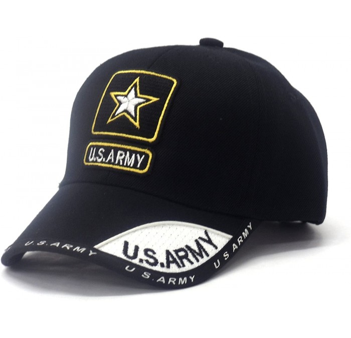 Baseball Caps Shadow Web Army Star - Black - CI11W05P78P $50.20
