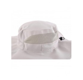 Sun Hats Men's Outdoor Mesh Boonie Sun Hat Wide Brim UV Protection Fishing Hat - Light Grey - CG18OMY0WTL $18.98