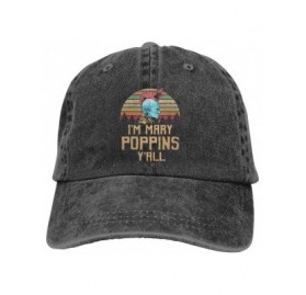 Skullies & Beanies Yondu I'm Marry Poppins Y'all Sunset Unisex Adjustable Hat Travel Sunscreen Caps - Black - CD18RK80M34 $10.42