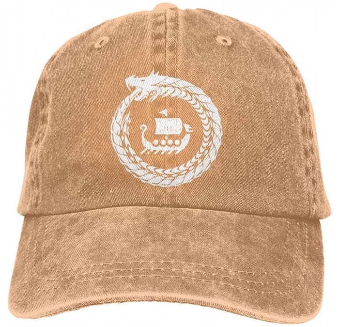 Baseball Caps Norse Mythology Viking Baseball Cap Dad Hat Trucker Hat - Natural - CS18M3H8DWX $19.72