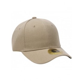 Baseball Caps Structured Hook & Loop Adjustable Hat - Khaki - CA182GSQGIS $11.22