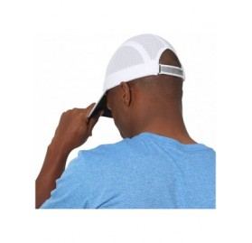 Baseball Caps Race Day Performance Running Hat - The Lightweight- Quick Dry- Sport Cap for Men - white - CN118AGLWQN $14.06