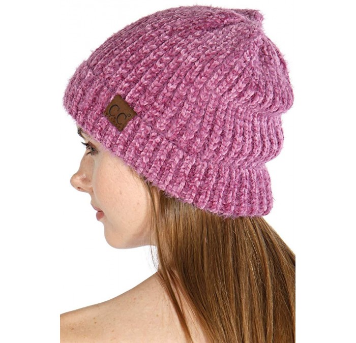 Skullies & Beanies Hand Knit Beanie Cap for Women- Soft Handmade Handknit Thick Cable Hat - N.lavender 25 - C318QQS5A7I $12.56